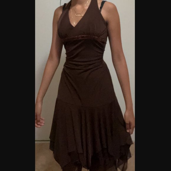 Dresses & Skirts - brown y2k dress